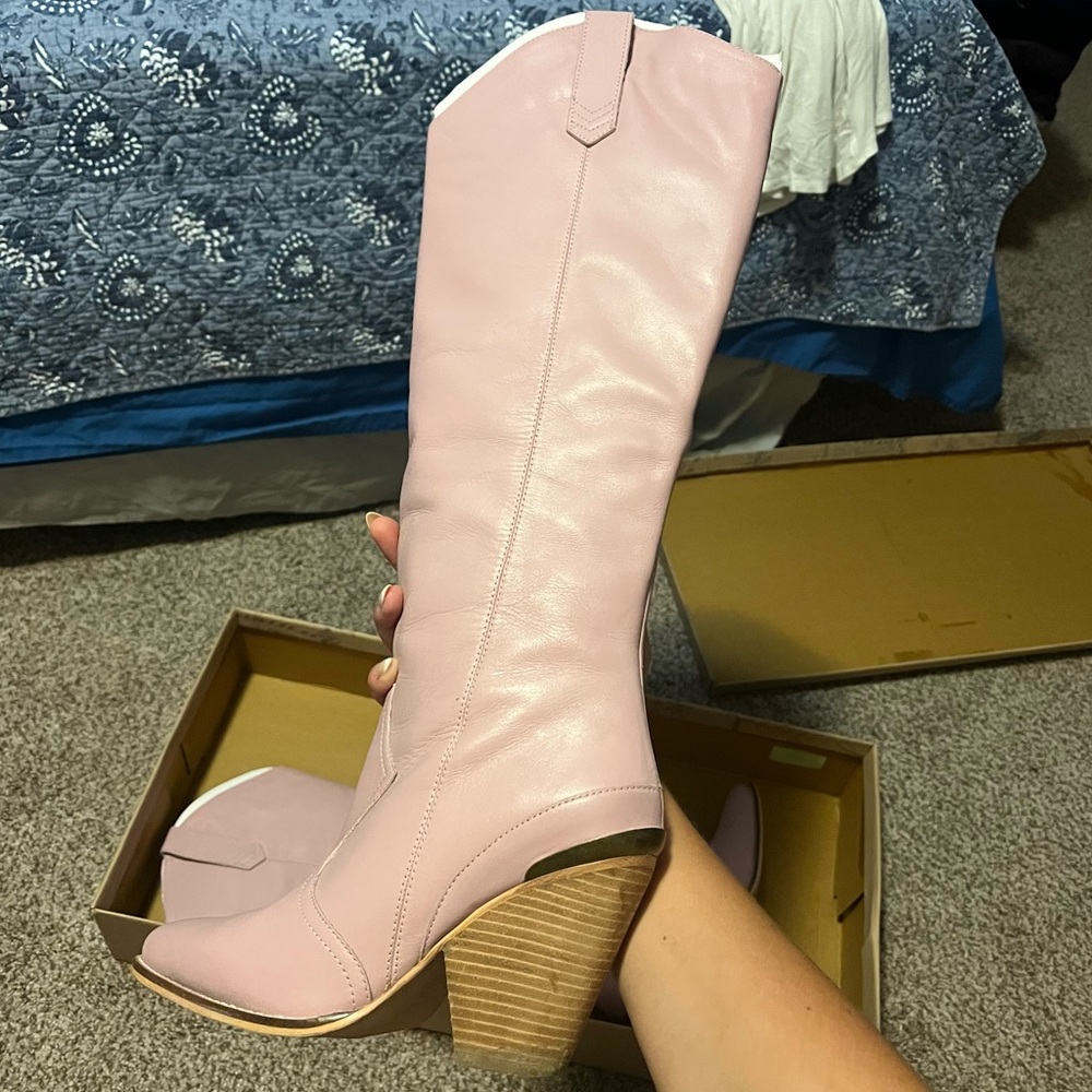 Free People Leni pink Cowboy Boot size 39 - Picture 7 of 10
